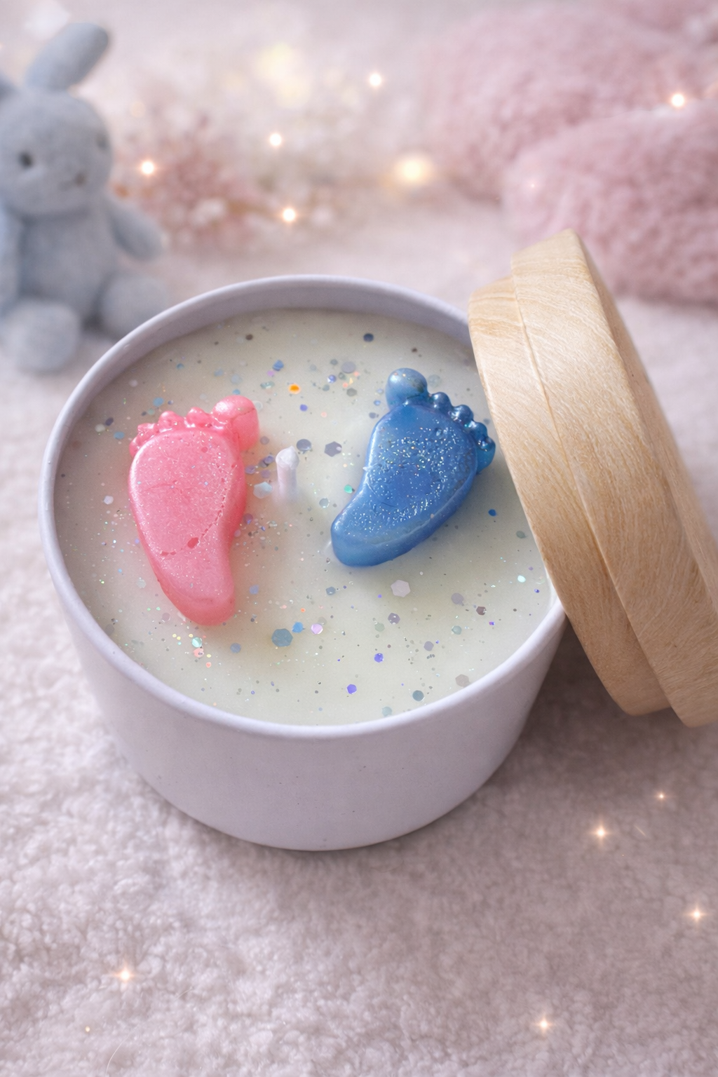 Bougie "Douce Révélation" (Gender Reveal)